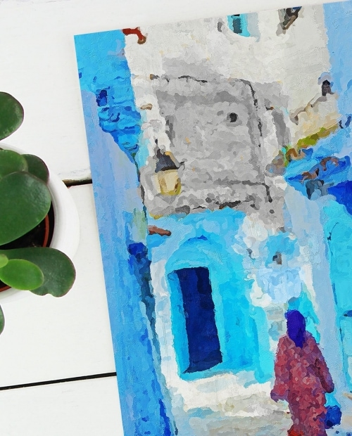 Blue alley in Chefchaouen