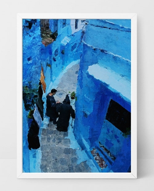 Father and Son in Chefchaouen