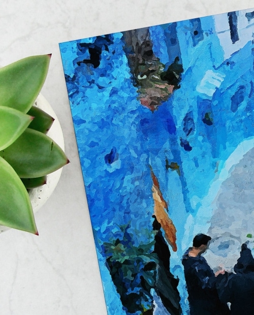 Father and Son in Chefchaouen