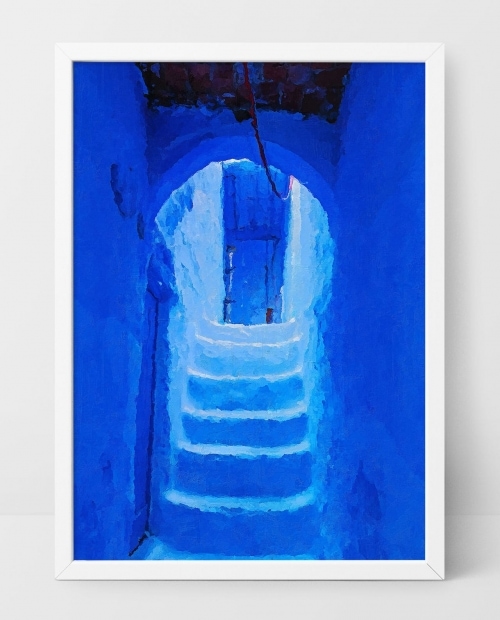 Blue Stairs in Chefchaouen