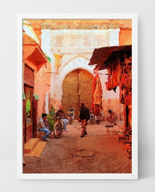 Afternoon chat in the Red City