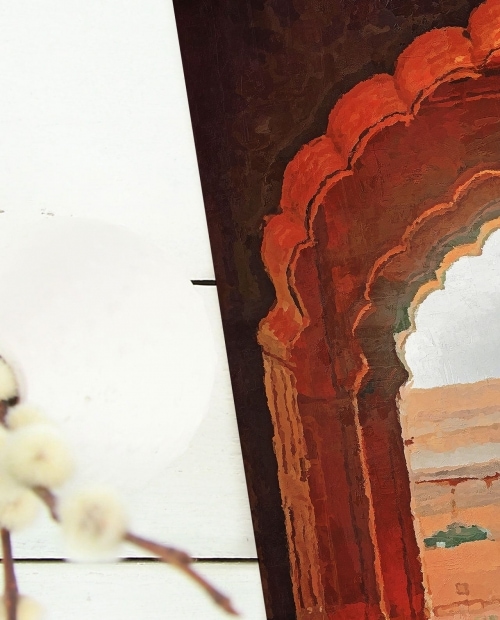 Praying in the Jama Masjid