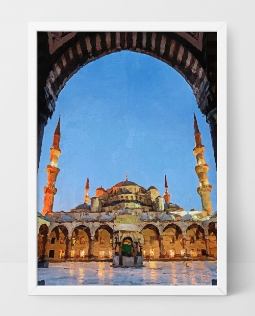 The Blue Mosque of Istanbul at Night