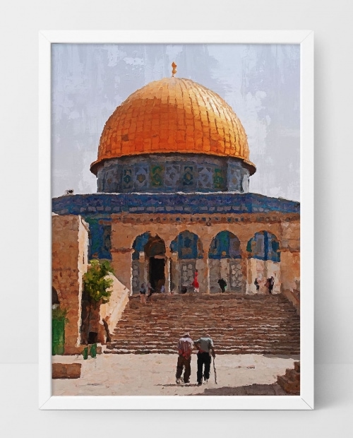 Attending Prayer at The Dome of The Rock