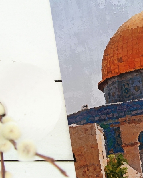 Attending Prayer at The Dome of The Rock